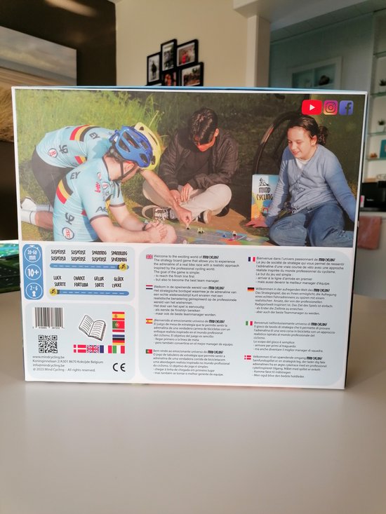 Asmodee bordspel Mind Cycling - strategie en wielrennen voor 2-6 spelers.