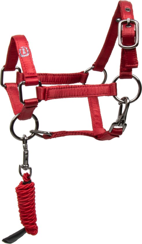 Imperial Riding - Hobby Horse Halster set - Rood - Satijn