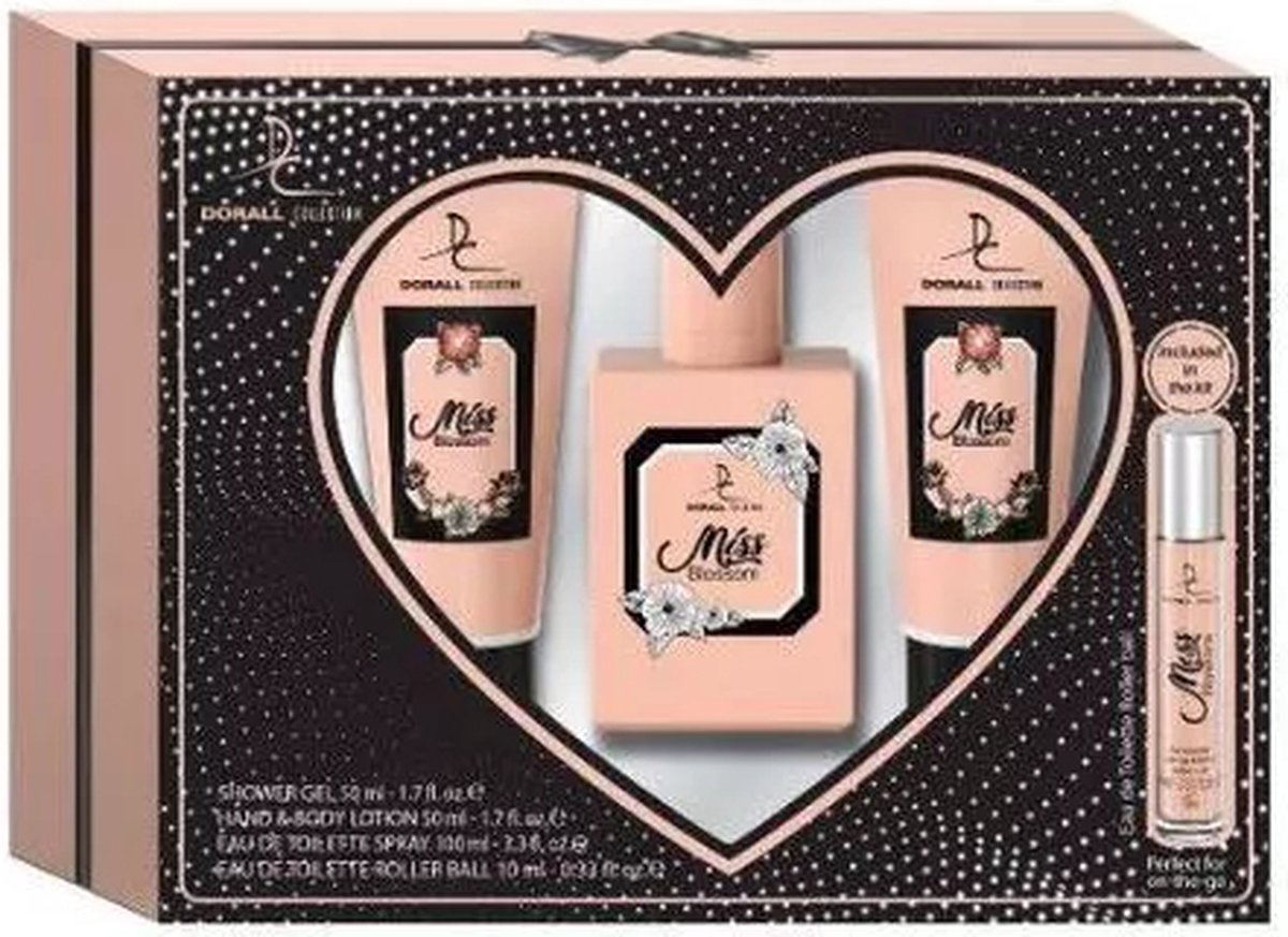 Goedkoopste Dorall collection giftset - shower gel - body lotion - eau de toilette - dames - giftset - kerst