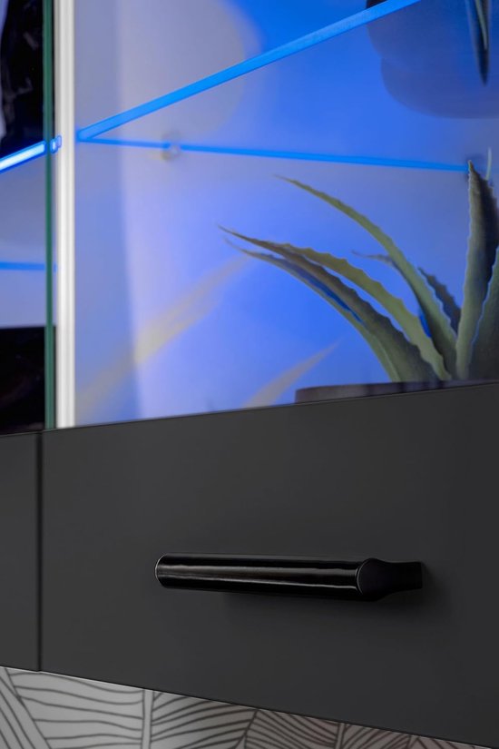 Equivera Vitrine avec Siècle des Lumières LED - Vitrine - Vitrine avec lumière - Vitrine avec LED