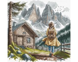 Borduurpakket AVA stitch - Under the Mountain Sky - Onder de berglucht - 033 - Telpatroon