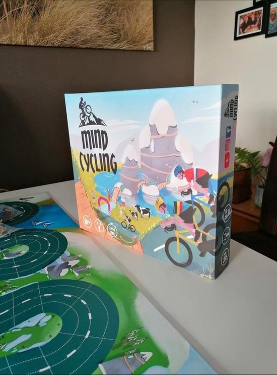Asmodee bordspel Mind Cycling - strategie en wielrennen voor 2-6 spelers.