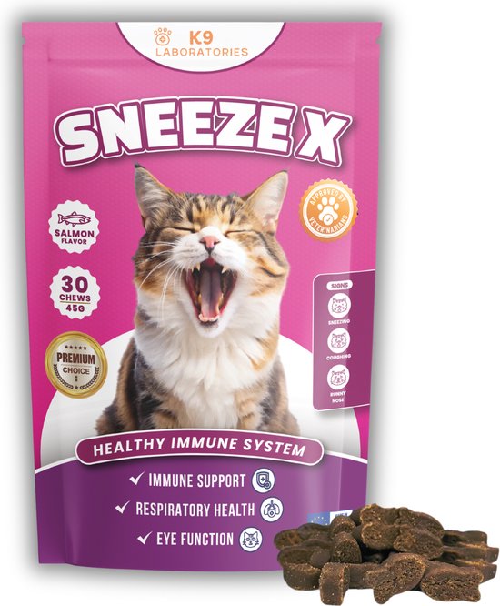 K9 Laboratories Sneeze X - Voedingssupplement voor kat - Bij