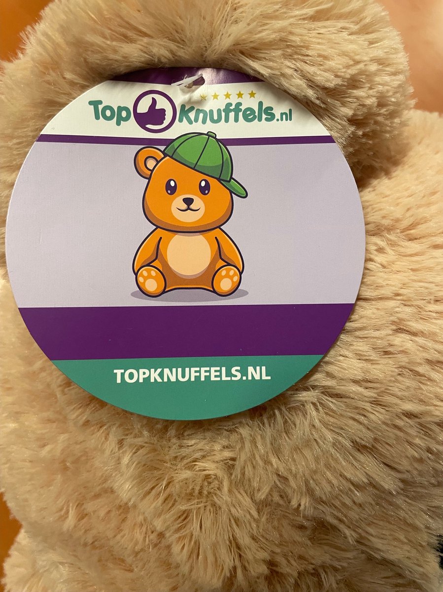 Pluche Knuffel Beer Barry 100 cm (Beige) – Grote XXL Teddybeer 100cm – XL Knuffelbeer extra Groot — afbeelding 3