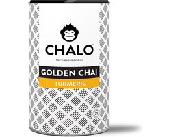 CHALO Vegan Golden Chai - Indian Chai Latte - Kurkuma - Zwarte Assam thee - 25 porties/ 300GR