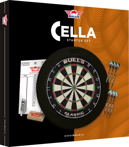 Bull’s Cella Starter Set - Dartbord - Surround - 2 Sets Darts van Bull's — afbeelding 3