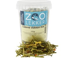 Zoolekker Luzerne vlokken mix 100 gram