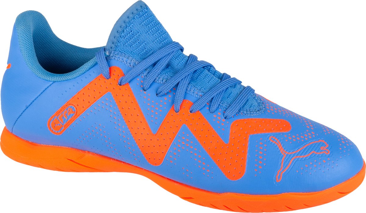 Children’s Indoor Football Shoes Puma Future Play It Men Blauw