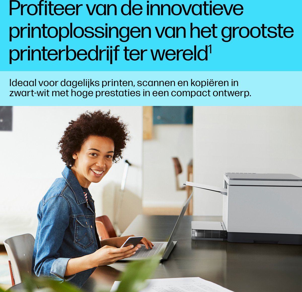 HP LaserJet MFP M234dw - Laserprinter - Zwart-Wit Printer — afbeelding 3