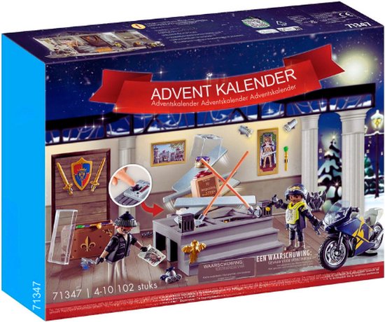 Adventskalender Politie 71347 - Museumdiefstal - Speelgoed Voor Kinderen Vanaf 4 Jaar