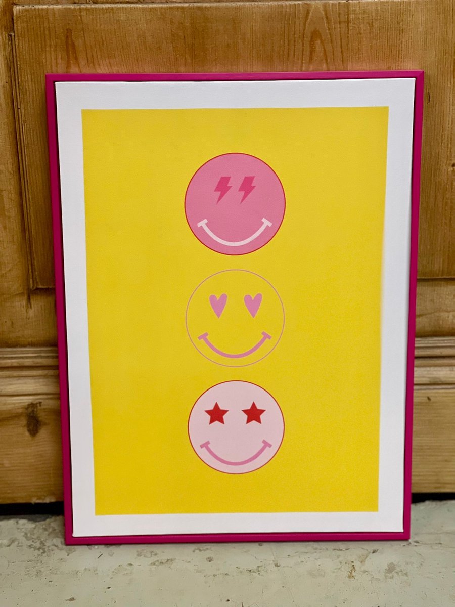 Poster in frame smiley