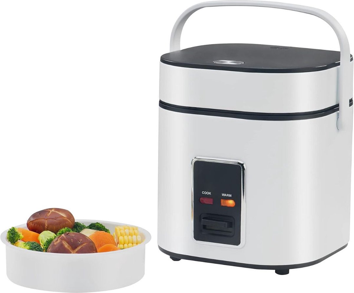 White-Label Rijstkoker met Stomer - Multicooker - Wit thumbnail 4