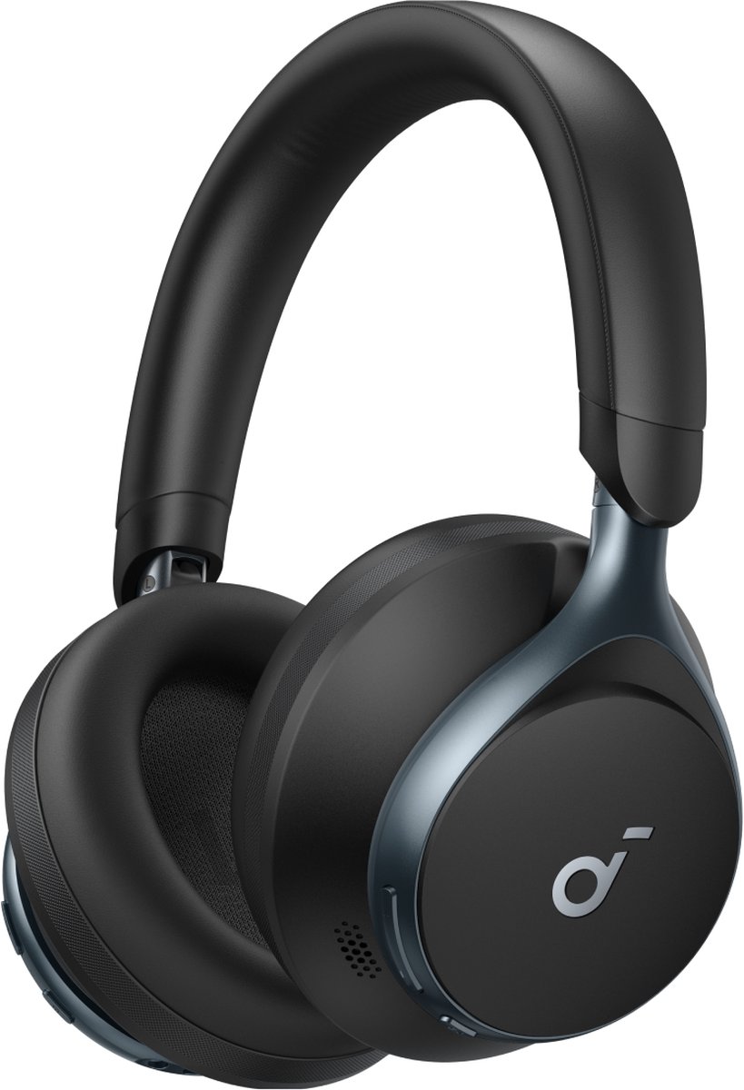 soundcore by Anker Space One Draadloze Over-ear Koptelefoon Zwart - Headphones - Active Noise Cancelling, Multipoint Connection, 55 uur accuduur, Bluetooth 5.3, LDAC, Hi-Res Certified