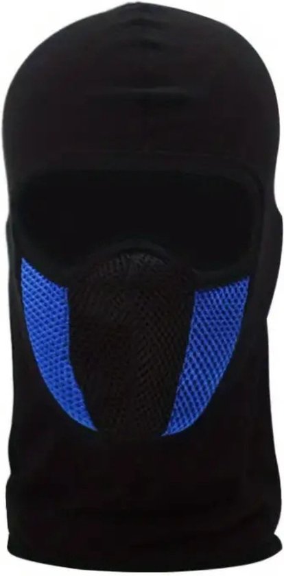 Masque d'hiver Bovista - Cagoule - Masque de ski - Masque de ski - Cagoule - Face Mask complet - Blauw