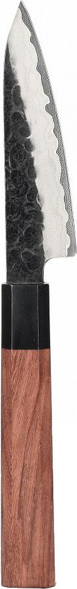 Shinrai Knives Kurayami - Damascus Schilmes - 9 cm - Vlijmscherp - Luxe Cadeaubox - Perfect voor Precisiewerk