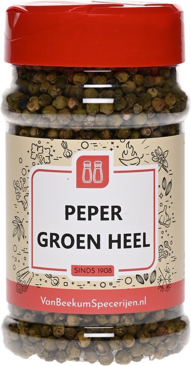 Goedkoopste Van Beekum Specerijen - Peper Groen Heel - Strooibus 115 gram