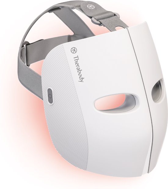 Therabody Theraface Mask White - Face Mask LED - Masque de thérapie cutanée LED pour le visage