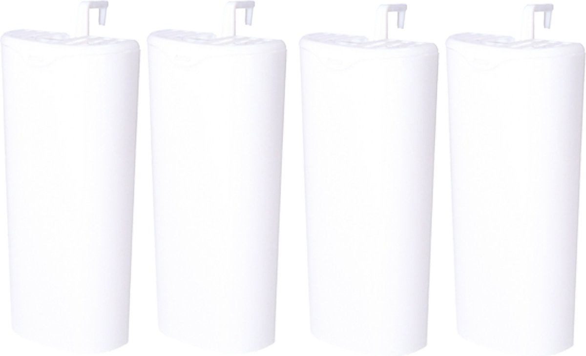 Gondol Radiatorbak luchtbevochtiger - 6x - waterverdamper - wit - kunststof - 22 x 9 cm