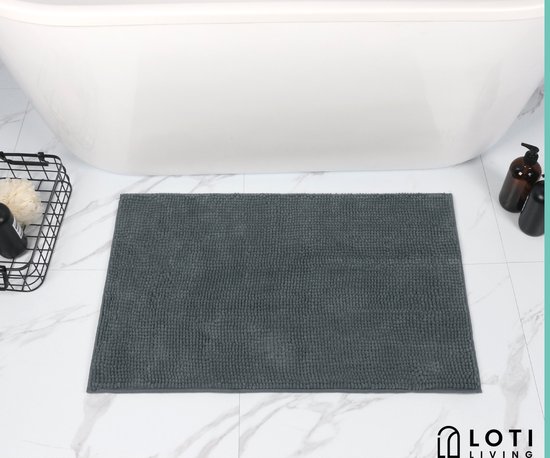 Loti Living Ensemble de bain Chenile gris foncé