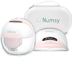 Numsy Elektrische Draadloze Borstkolf – Handsfree – BPA Vrij – Dubbele Borstkolf – Met Opbergtas