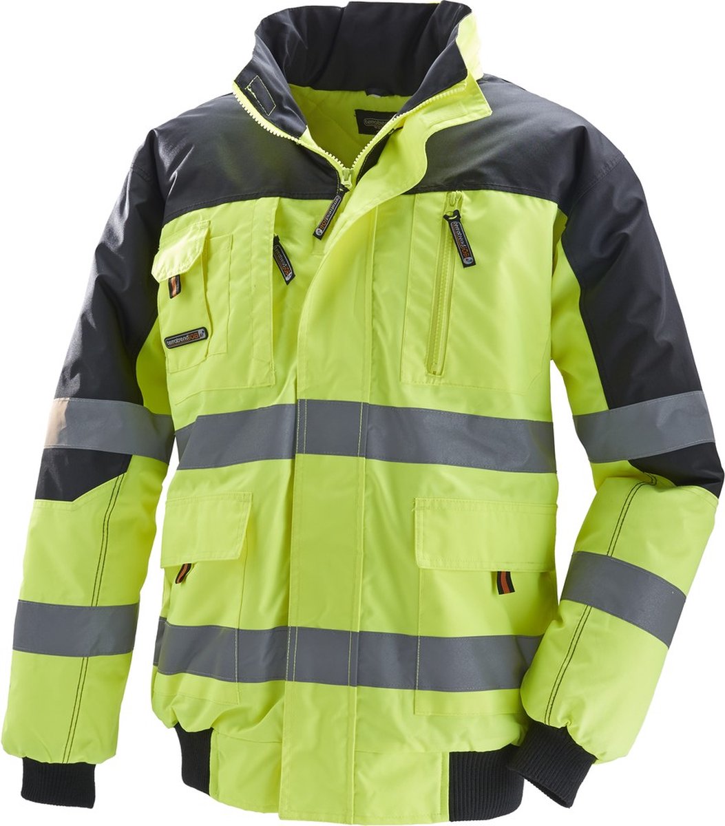 Terratrend Job Warnschutz Pilotenjacke Gelb-6XL