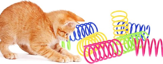 Springveer Katten Kattenveertjes Snuffelpakket - Gekleurd - 6 stuks | Kattenspeeltjes ...
