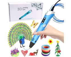 3D Pen - 3D Pen Starterspakket Blauw & Roze - 3D Pen Scribbler Tekenset - NL Handleiding - Met Vullingen en Meer - Nieuwste Model