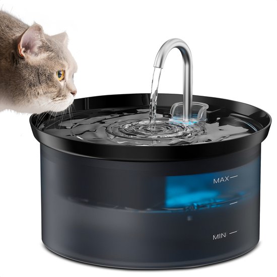 Happy-2L Fontaine à Eau Pour Chat Chien Distributeur Eau Super
