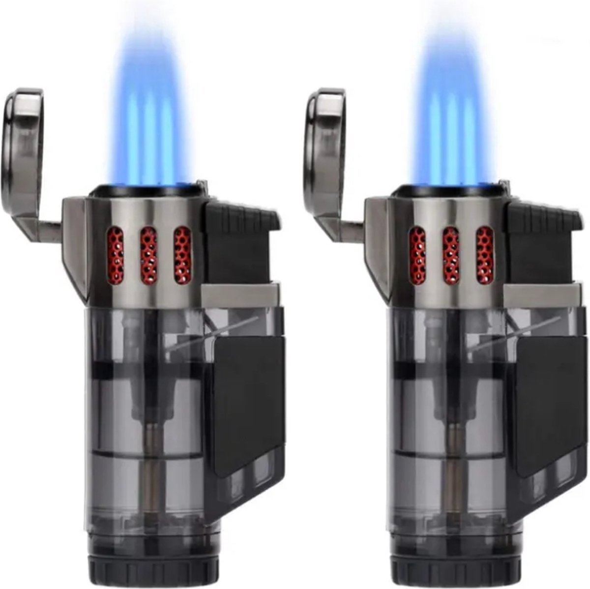 Goedkoopste 2x Jobon Triple Torch - Aansteker - Vuurwerk - Kaarsen - BBQ
