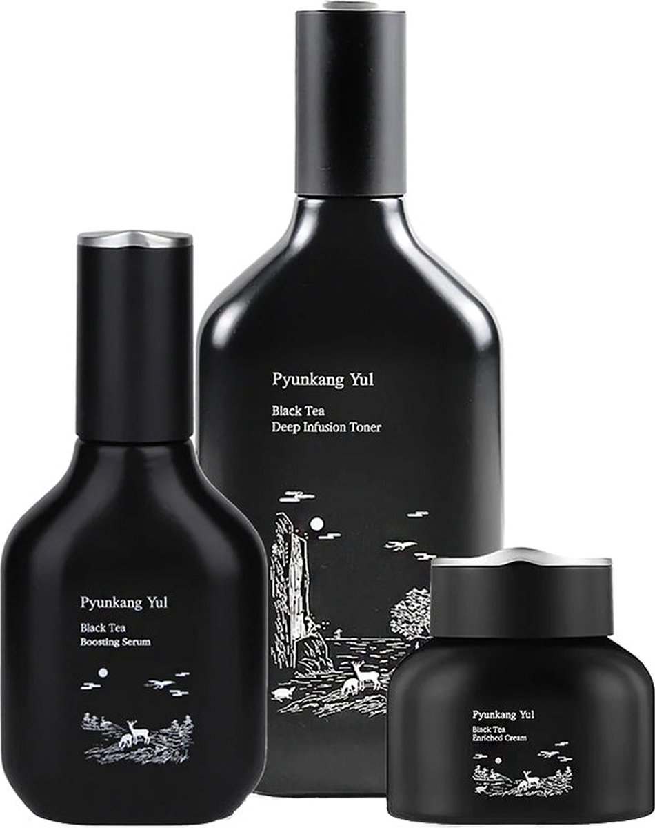 Goedkoopste Pyunkang Yul - Black Tea Line Gift Set - Korean Skincare, Gezichtsset Cadeau/Geschenk - Pure Seoul Skin