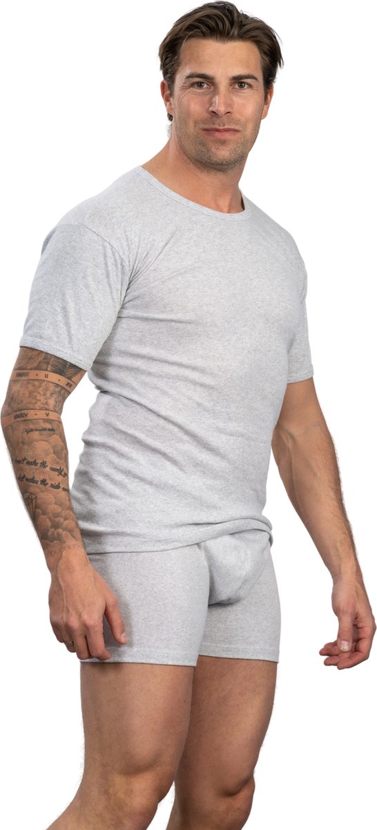 HL Tricot - Boxershort lycra grijs - Maat XXL - Mannen - GRIJS -