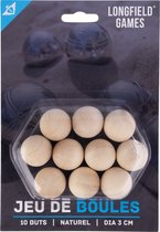 Houten Buts voor Jeu de Boules - 10 Stuks - Engelhart - Pétanque - Jeu de boules