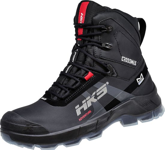 BWOLF Fantom Hi S7L veiligheidsschoenen voor heren, winter, waterdichte veiligheidslaarzen met kevlar tussenzool, composiet teenbeschermkap, zwart, 40 EU