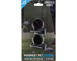 Jeu de boule magneet met koord, set van 2