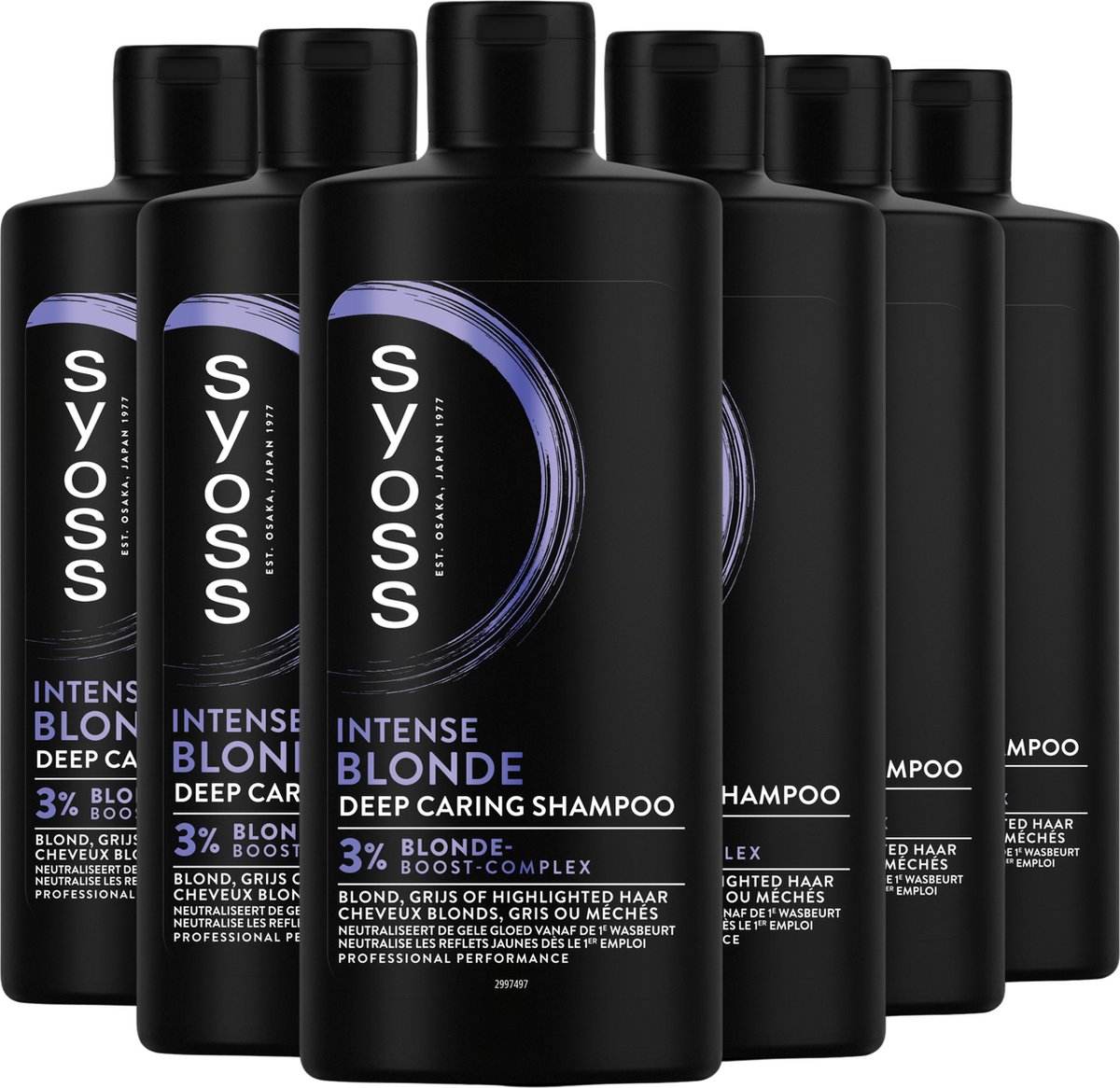 Syoss Blond - Shampoo - Haarverzorging - Blond, Grijs en Highlighted Haar - Versterkt en Beschermt - Stralende Glans - Voordeelverpakking - 6x 440ml