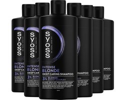 Syoss Blond - Shampoo - Haarverzorging - Blond, Grijs en Highlighted Haar - Versterkt en Beschermt - Stralende Glans - Voordeelverpakking - 6x 440ml