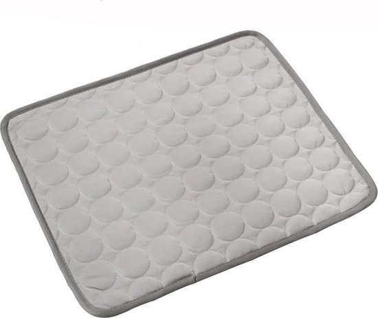 Koel mat - Dieren - 100cm x 70cm - Grijs - Verkoeling - Hond - Kat