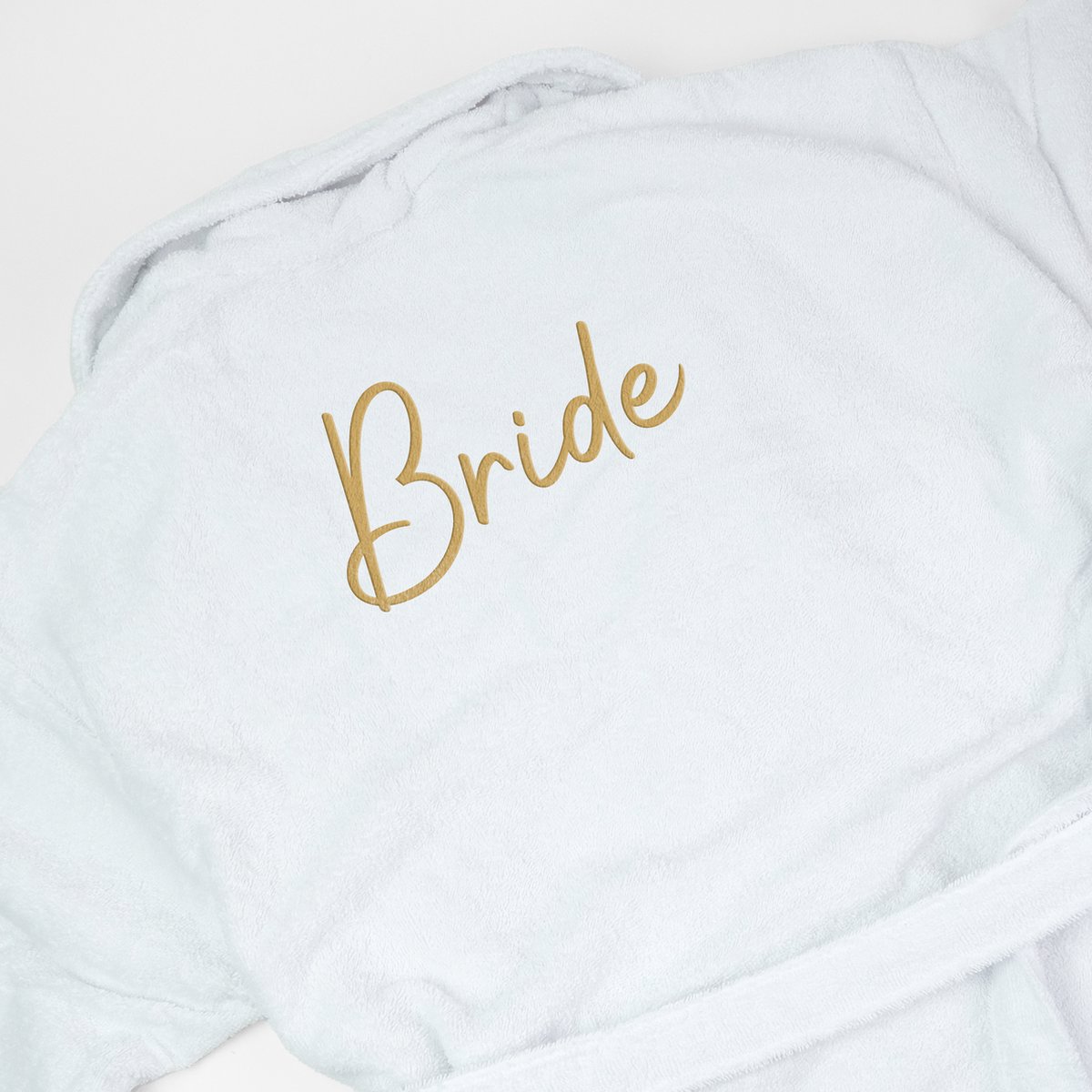 Badjas - HOGE KWALITEIT - BRIDE - badjas vrouw - badjas dames - badstof - 100% katoen - huwelijk - trouw - Bruid - cadeau - kado - maat L/XL