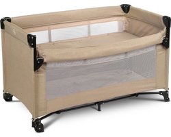 Reisbedje Reiswieg - Box Happy Traveler - campingbedje met matras campingbed baby bedje campingbedjes inklapbare 60x120 opvouwbare camping bed inclusief 60 x 120 voor kampeerbed reisbedjes kampeer kampeerbedje kinderbox