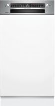 Bol.com Bosch SPI4HMS49E - Serie 4 - Inbouwvaatwasser - 45 cm - Geborsteld staal - 45 cm - Energielabel E aanbieding