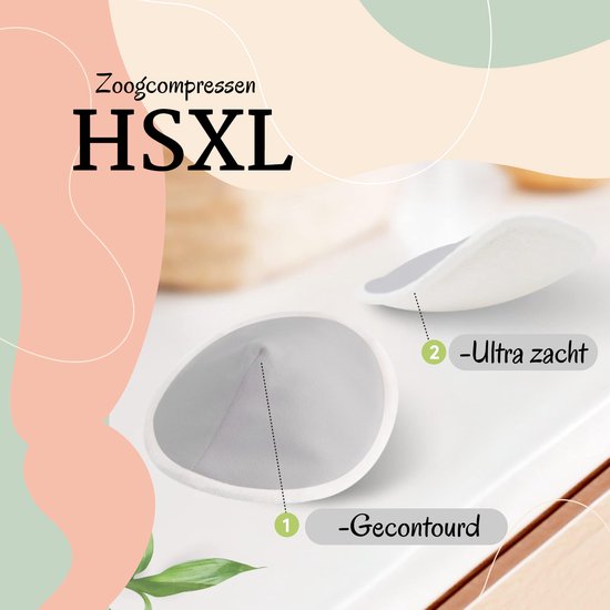 16x Wasbare Zoogcompressen - Herbruikbare Borstcompressen (Wasbaar) - 16 stuks - ø12cm - met Etui en Waszak - Hoge Kwaliteit