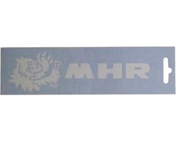 Autocollant stickers Malossi MHR voor auto 33 9774 / logo MHR blanc Nieuw