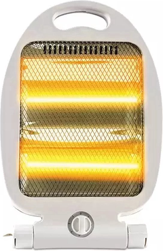 New Life® - Halogeen Kachels - 800W - Draagbare Verwarmingselementen - Met 2 standen - Elektrische Kachels Voor Het Huis