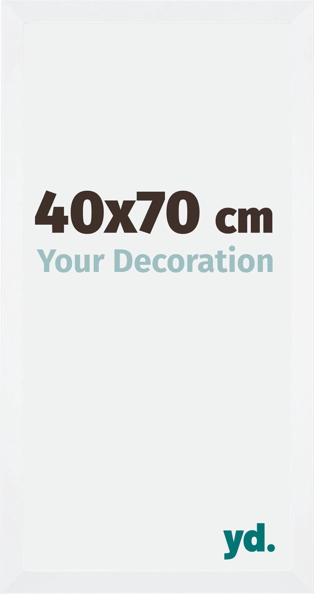 yd. Your Decoration - Fotolijst 40x70 cm - MDF - Wit Mat - Catania