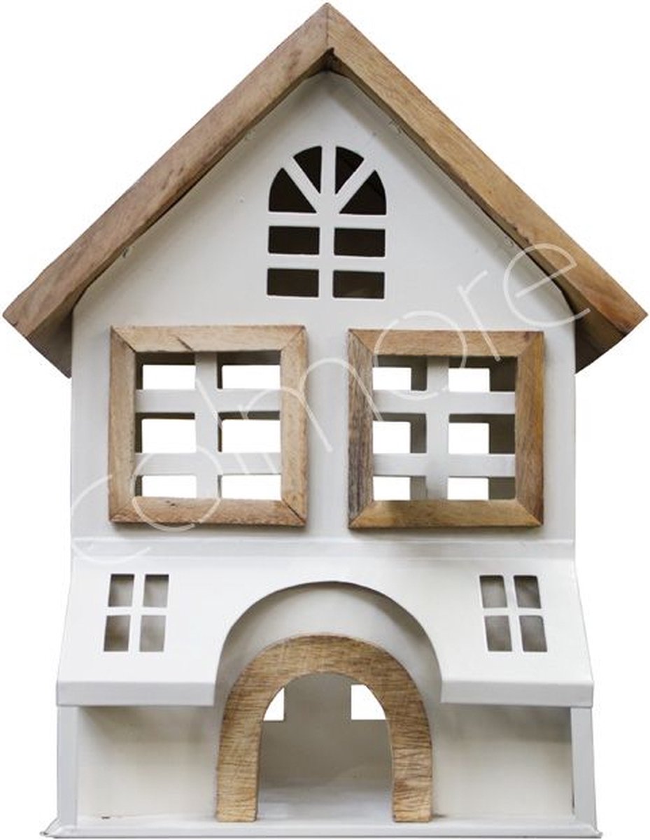 Lantaarnhuis metaal hout