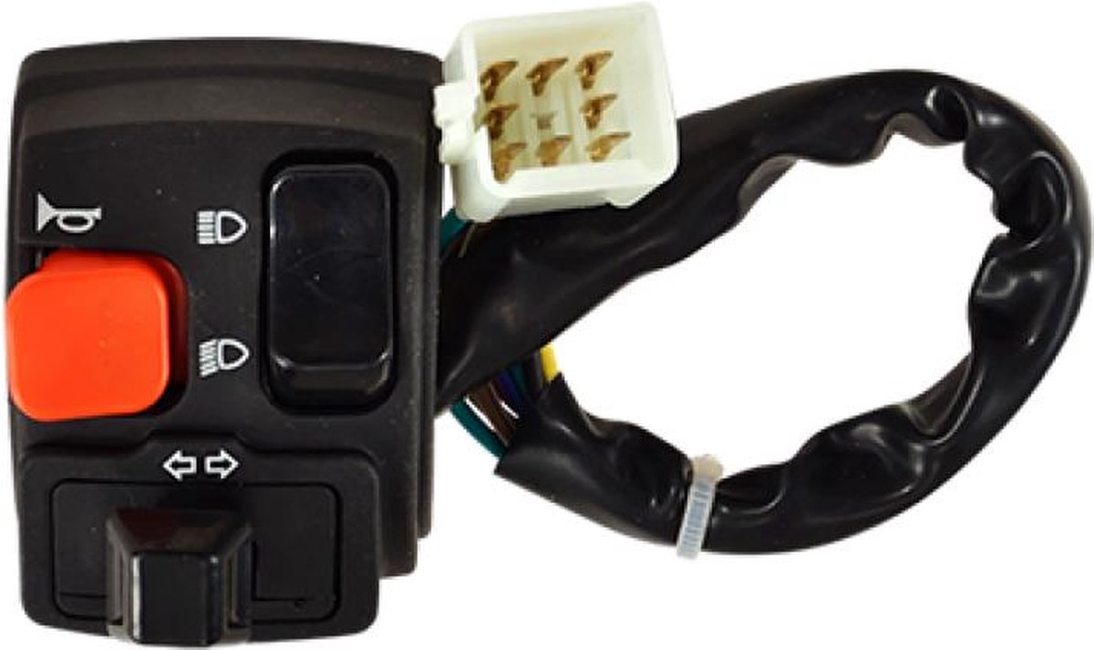 teknix links commodo voor yamaha 50 bw's easy scooter 2013 tot 2017 nieuw