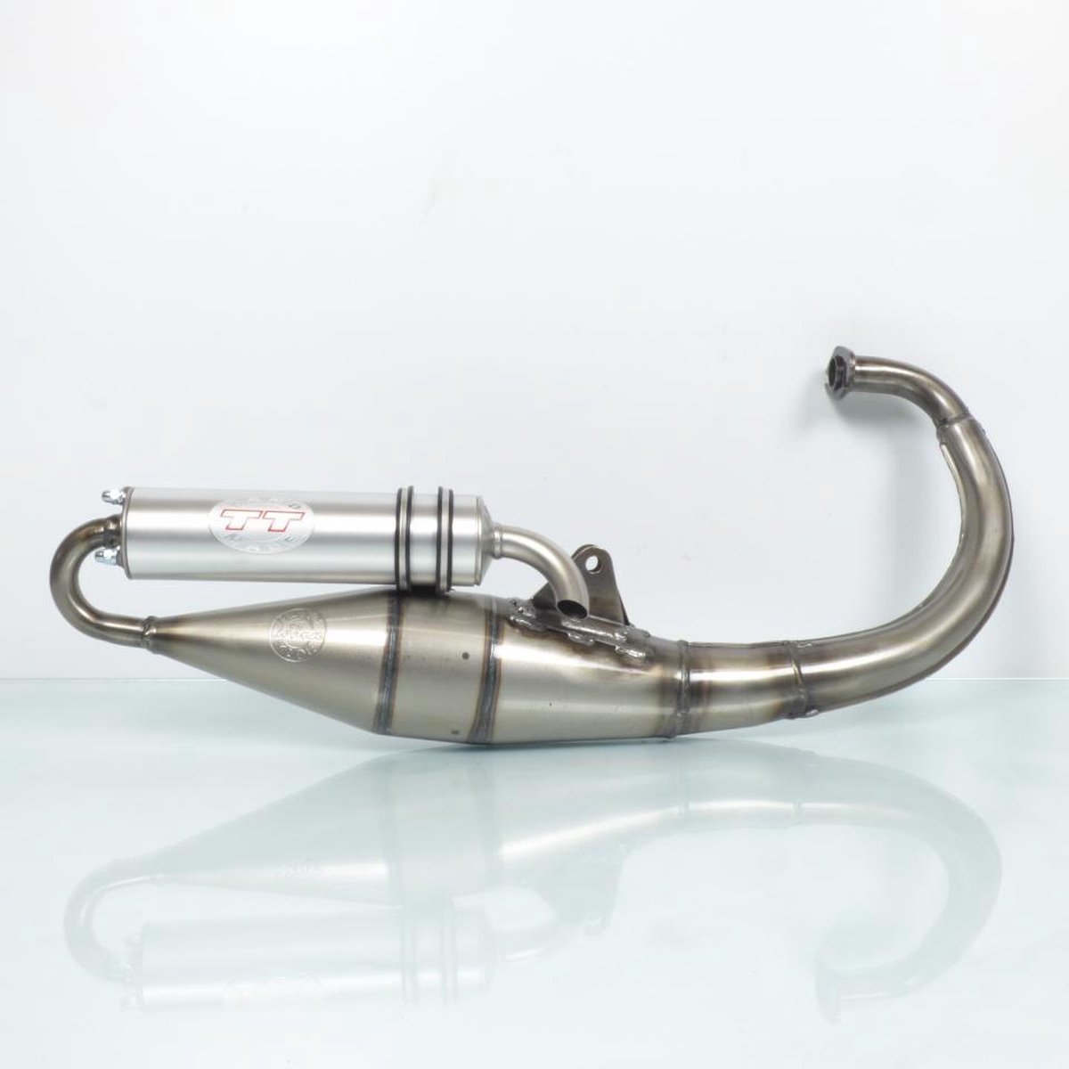 leovince uitlaatdemper voor yamaha 50 bws scooter 1999-2003 4053 / tt goedgekeurd nieuw