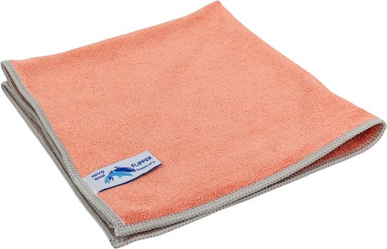 Chiffons en Chiffons en microfibre Flipper Nivo - 40 x 40cm - Rouge - 3 pièces