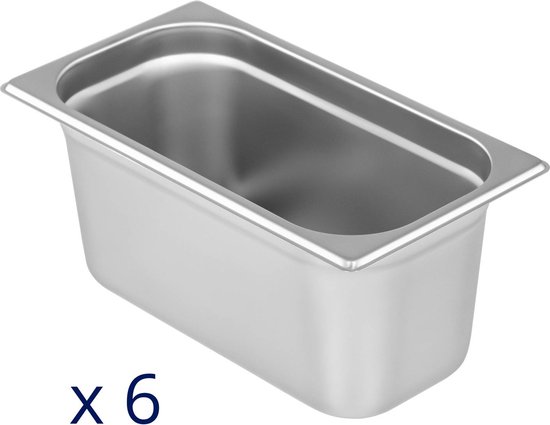 bain marie - 6 GN 1/3 bakken - Royal Catering — afbeelding 3