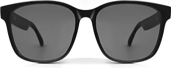 GS01 slimme Bluetooth-zonnebril, audiozonnebril met luidspreker, UV400 gepolariseerde lens, open oor muziek, aanraakbediening (Blauw